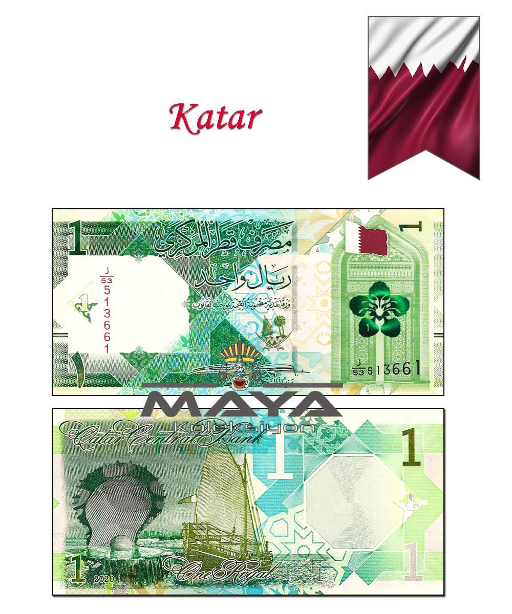 2020 Yılı Katar 1 Riyal