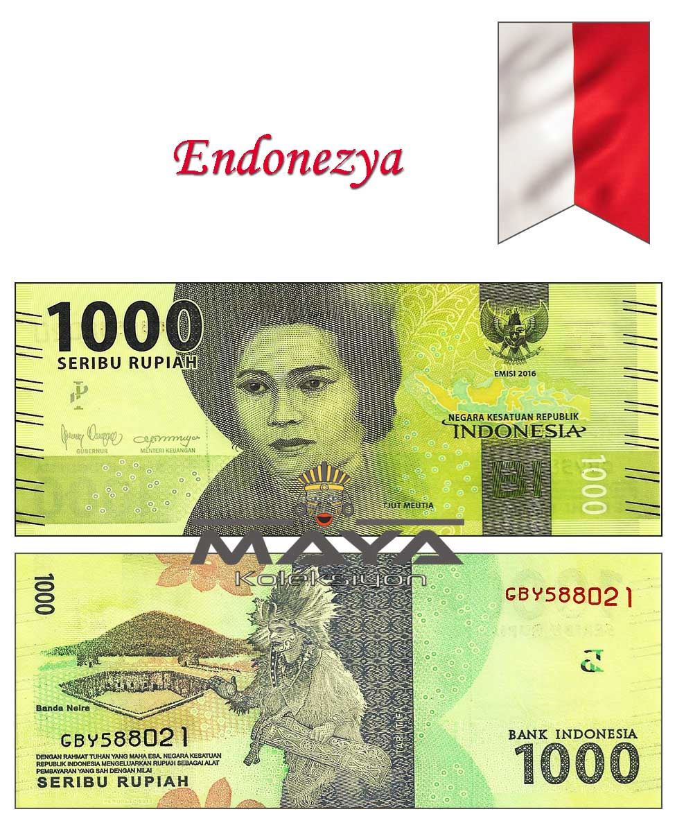 2016 Yılı Endonezya 1000 Rupiah