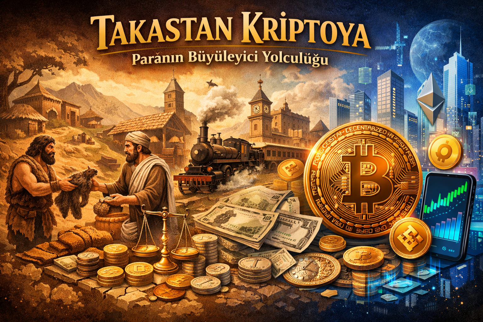 Takastan Kriptoya: Paranın Büyüleyici Yolculuğu