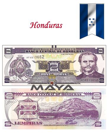 2014 Yılı Honduras 2 Lempira Eski Para