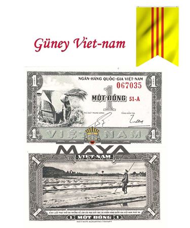 1955 Yılı Güney Viet-Nam Koleksiyonluk Eski para