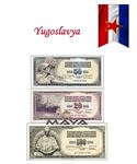 1978 Yılı Yugoslavya  20 - 50 - 500 Dinar